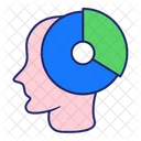 Head Profile Analytics Icon
