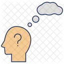 Head Thinking Confusion Icon