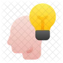 Head Light Bulb Icon