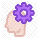 Head Process Gear Icon