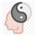 Head Yin Yang Icon
