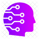 Head Artificial Intelligence Neural Network Icon
