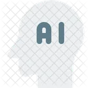 Head Artificial Intelligence  Icon