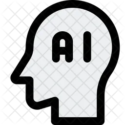 Head Artificial Intelligence  Icon