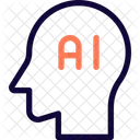 Head Artificial Intelligence  Icon