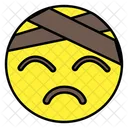 Head Bandage Emoji Emoticon Smiley Icon