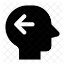 So Head Side Arrow Left Icon