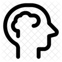 Head Side Brain Icon
