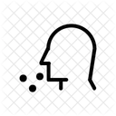 Head Side Cough Cough Dieases Icon