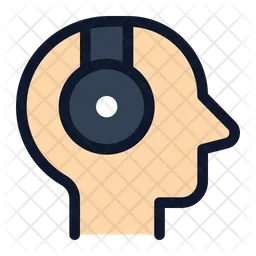 Head Side Headphone  Icon