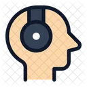Head Side Headphone  Icon