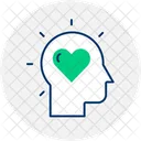 Head With A Heart Empathy Understanding Icon