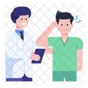 Patient Checkup Patient Treatment Headache Treatment Icon