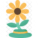 Headdress Sunflower Flower Icon