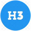 Heading Header Letter H Icon