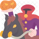 Headless Horseman Halloween 아이콘