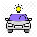 Headlight Car Bulb Icon