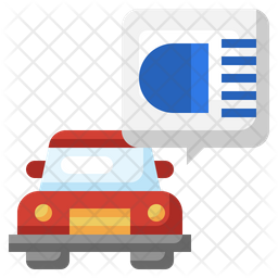 Headlights Icon - Download in Flat Style