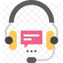 Headphone Customer Care Icon