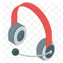 Customer Services Headset Headphones Icon