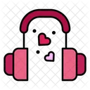 Headphone Heart Love Song Icon
