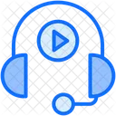 Headphone Play Learning Icon