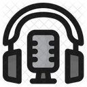 Headphone Microphone Podcast Icon