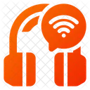 Headphone Network Internet Icon
