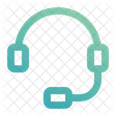 Headphone Customer Service Call Center Icon