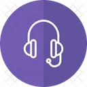 Headphone Headset Music Icône