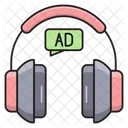 Headphone Advertisement  Icon