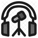 Headphone And Microphone  Icon
