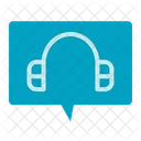 Headphone Chat Headphone Chatting Icon