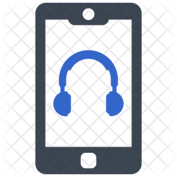 Headphone connect on mobile Icon