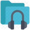 Headphone Folder  Icon