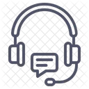 Headphone Customer Care Icon