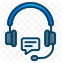 Headphone Customer Care Icon