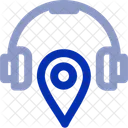 Headphone Location Headphones Music Icon