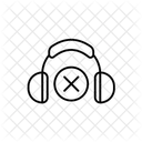 Headphone Off Audio Mute Icon