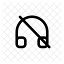 Headphone Off Audio Mute Icon