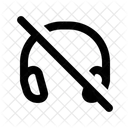 Headphone Off No Audio Headphone Icon