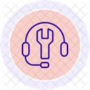 Headphone Repair Line Icon Icon