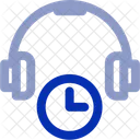 Headphone Time Headphones Music Icon