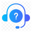 Headphones Question Call Center Icon