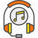 Headphones Music Audio Icon