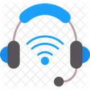 Headphones Music Wireless Icon