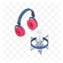 Headphones Audio Mic Icon