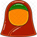 Woman Female Headscraf Icon