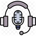 Headset Microphone Record Icon