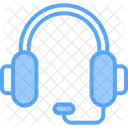 Call Center Agent Customer Service Headset Icon